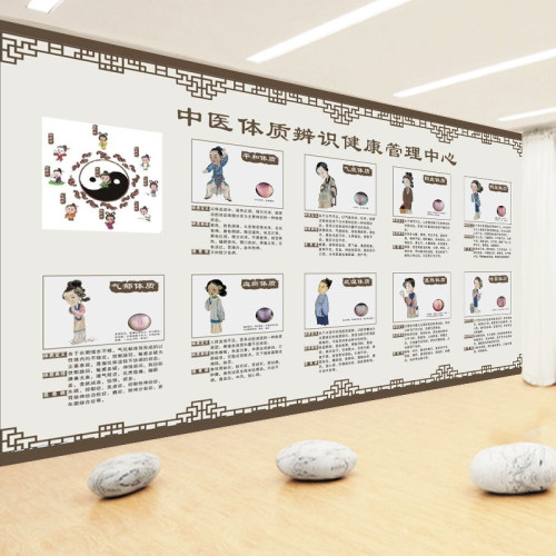 中医体质辨识图墙纸九种体质壁纸