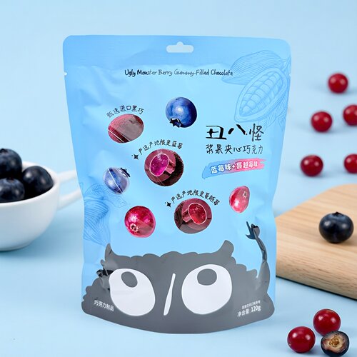 丑八怪蓝莓蔓越莓夹心巧克力