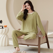 秋冬磨毛保暖高级感家居服套装 大码 2025新款 冬季 加厚德绒睡衣女款
