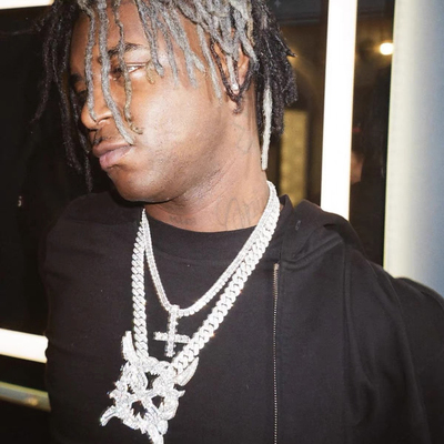 BLITZ BOY欧美嘻哈珠宝 Ken Carson同款满钻大号rage吊坠嘻哈饰品