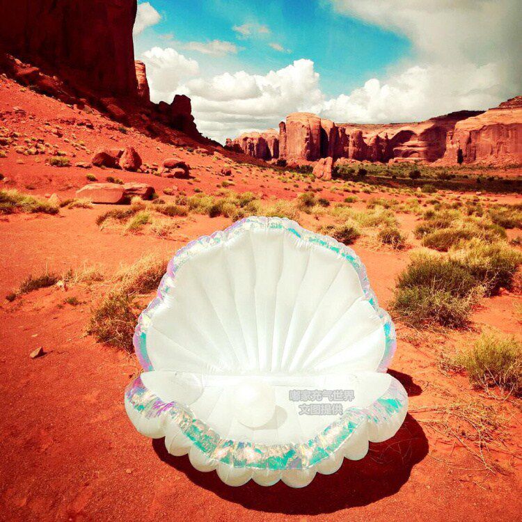 新款充氣珍珠蚌殼扇貝貝殼水上浮床氣墊沙發浮排泳圈漂浮用品攝影在類目 運動/瑜伽/健身/球迷用品, 游泳, 游泳裝備, 充氣牀中 - 來自Buy2taobao.com提供專業的淘寶代購服務