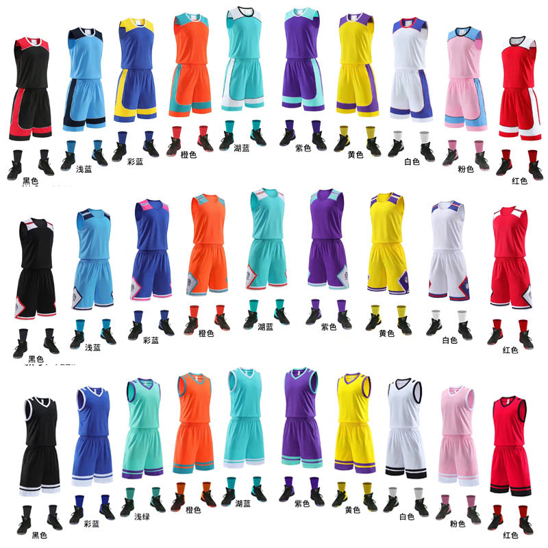 篮球服套装男球衣定制队服中学生比赛训练服印字儿童背心球服速干