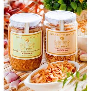 现货可买台湾零食高雄桥边LE PONT乐朋黃金鹅油香葱酥拌饭菜酱料