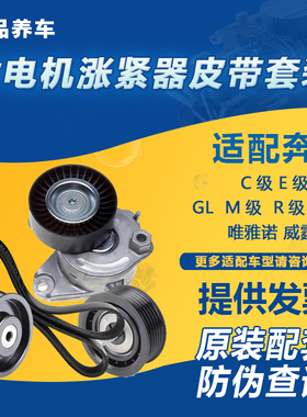 适用奔驰C200 C260 E300 GLK300 R300 R350 ML发电机皮带涨紧器轮