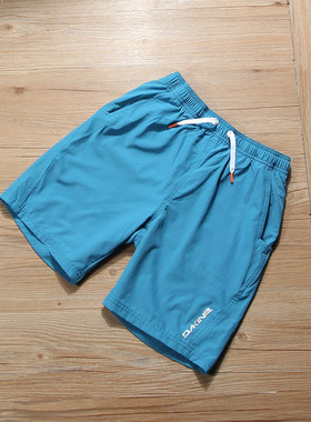 外贸出口中大童男童梭织短裤高弹力休闲含内里抽绳纯色儿童夏季裤