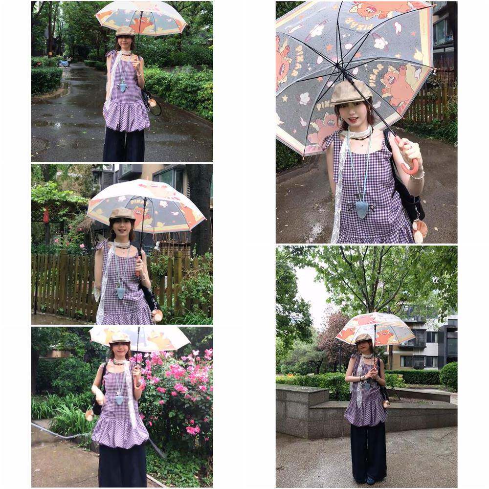 紫色格子花苞洋装女夏季覆古小个子无袖系带绝美挂颈吊带短裙子