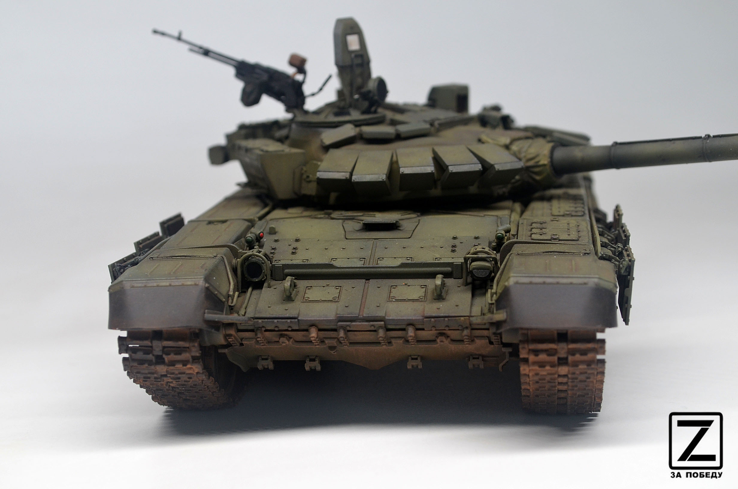 MENG TS-028 拼装军模 1/35 俄罗斯 T-72B3主战坦克 代工成品