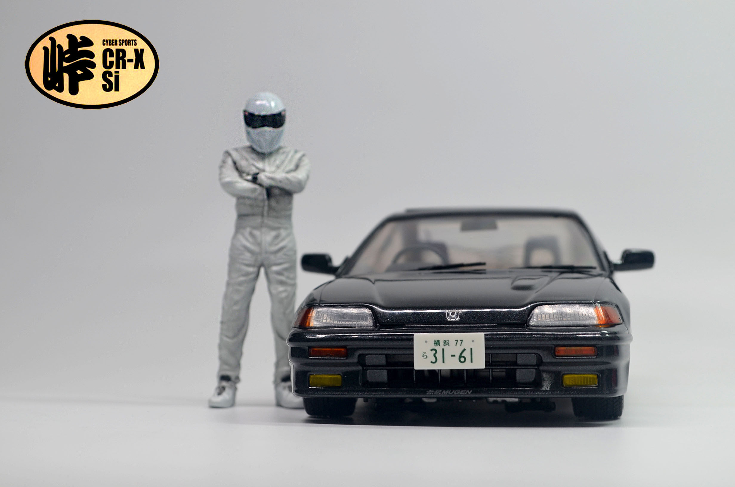 富士美04668 拼装车模 1/24  honda cyber cr-x si 代工完成品