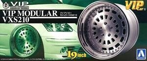 【七彩模型】现货 青岛社 1/24 VXS210 19寸轮圈连轮胎模型 00909