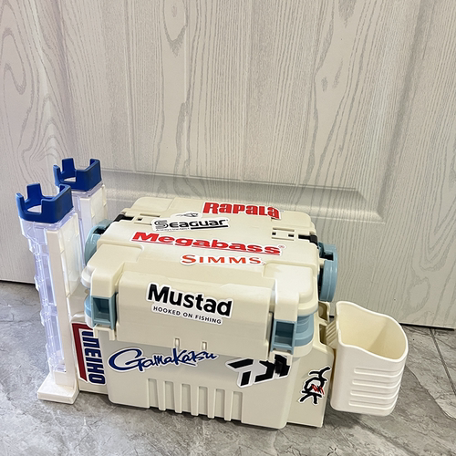 2025新款路亚钓箱明邦路亚同款迷你便携手提可坐人路亚饵箱送贴纸