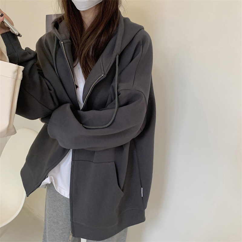 卫衣外套女秋冬季款即墨