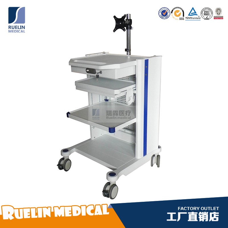 内窥镜推车耳鼻喉胃肠腹腔镜手术室电刀设备操作台车仪器移动支架