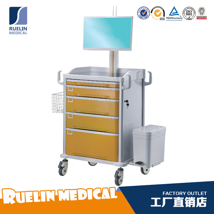 移动护理工作站推车医院用医生护士手推车医疗信息化电脑查房车