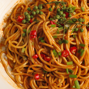 藤椒风味武汉热干面非油炸待煮干碱面触电麻辣劲爽干拌面带调料包