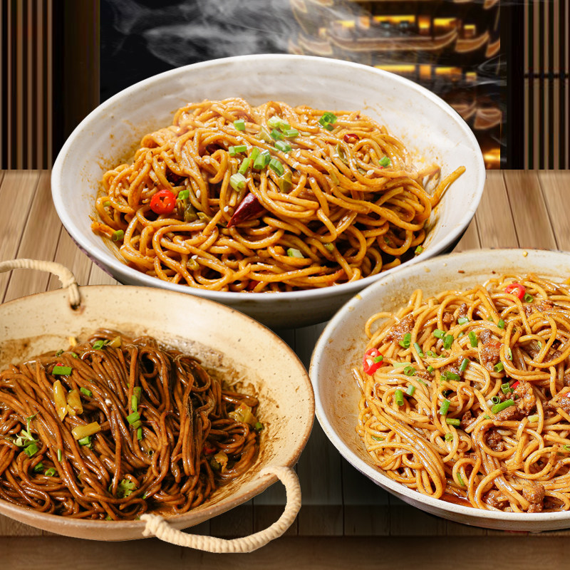 湖北特色白芝麻酱带料武汉热干面