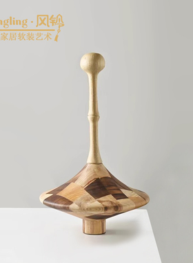 现代简约创意实木书房样板间