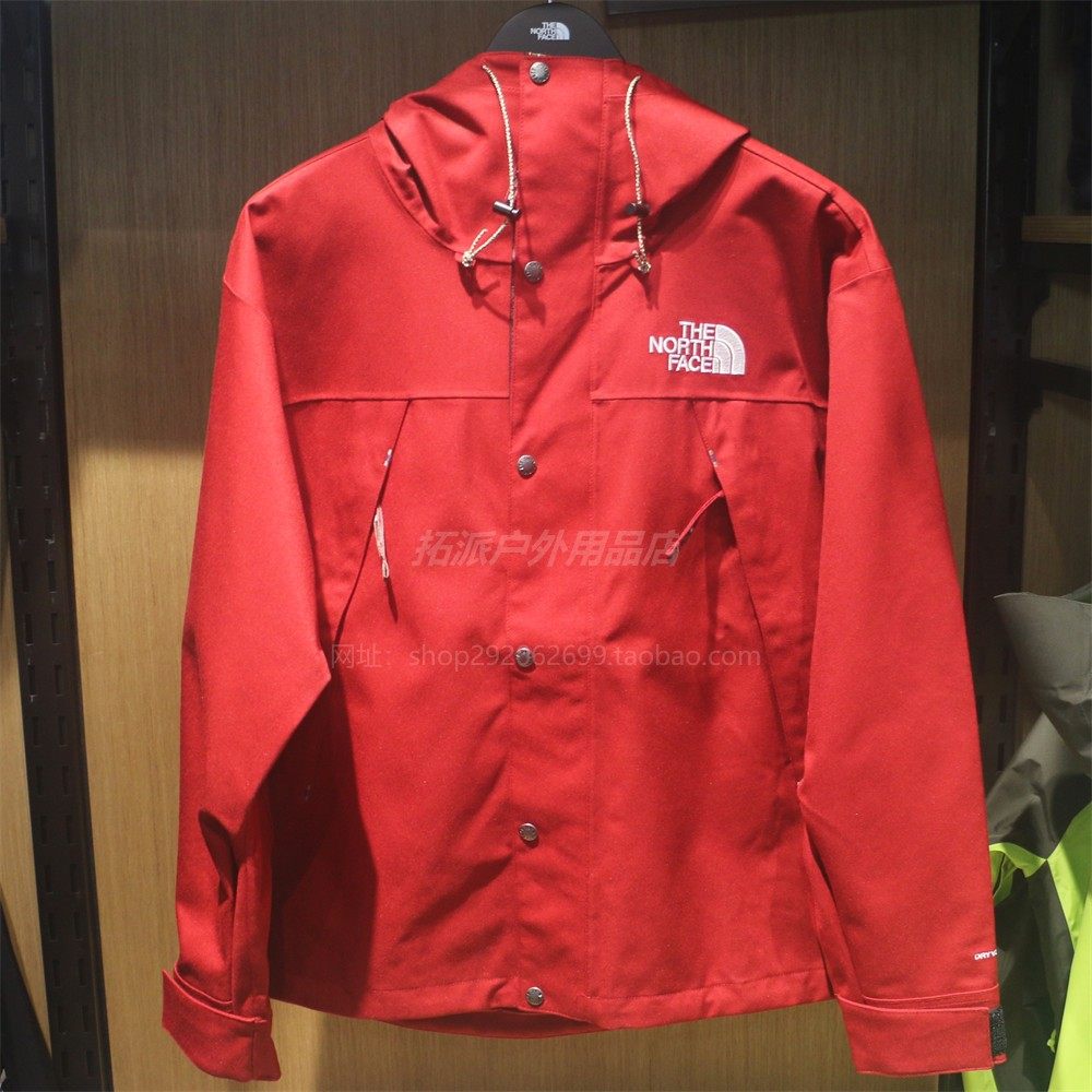 北面男防风防水硬壳冲锋衣