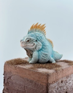 博物志出品-绿鬣蜥限定爬宠模型手办爬宠模型蓝ig鬣蜥蜥蜴