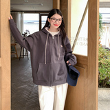卫衣开衫短外套女2D115-C739-P155-K248，女装卫衣/绒衫，2D115