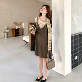 吊带PU连衣裙套装女2D115-C322-P155-K218，女装套装/套裙，2D115