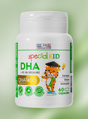 【分销】法国ERIC FAVRE儿童DHA藻油胶囊（新版） 60粒/瓶