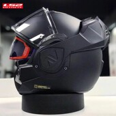 LS2摩托车头盔摩旅女后空翻揭面全盔双镜片男四季 通用3C认证FF906