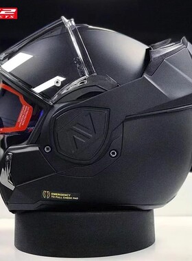 LS2摩托车头盔摩旅女后空翻揭面全盔双镜片男四季通用3C认证FF906