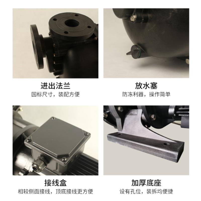 新款马肚泵塑料化工泵大头泵槽外泵卧式耐酸碱自吸泵耐高温耐包邮