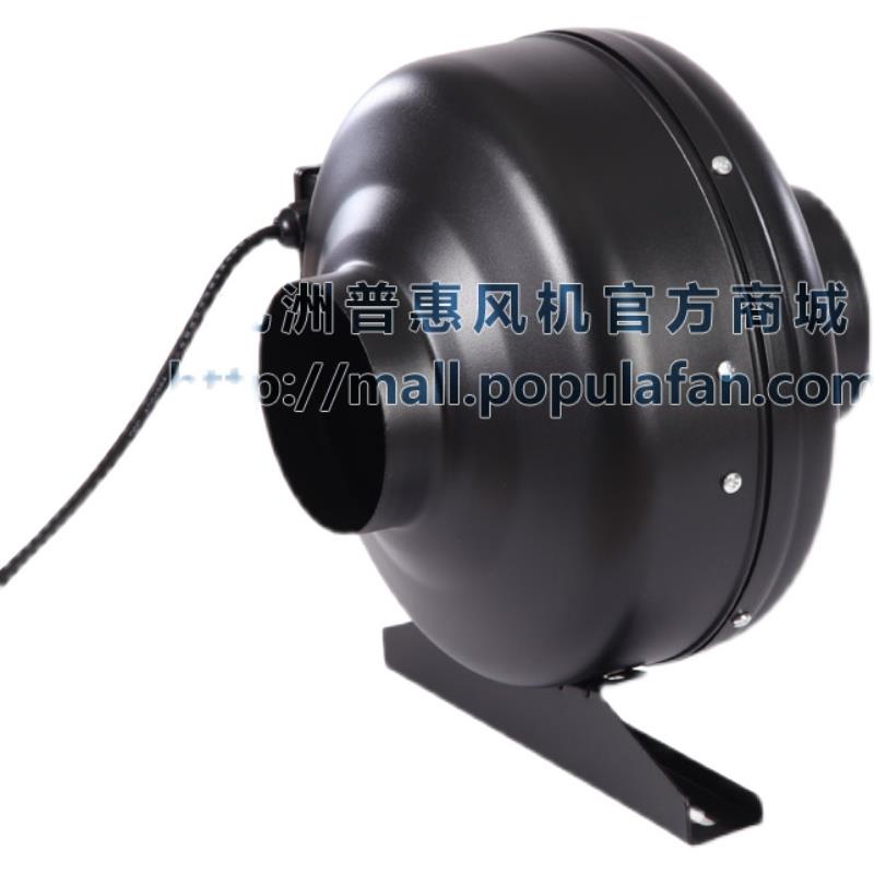 新款增压圆形管道风机220V强力排烟工业离心抽风机排包邮