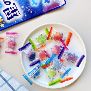 日本进口零食扇雀饴星星糖什锦水果味糖网红星座糖果女生硬糖喜糖