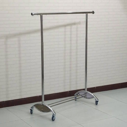 服装展示架伸缩折叠落地式铁艺
