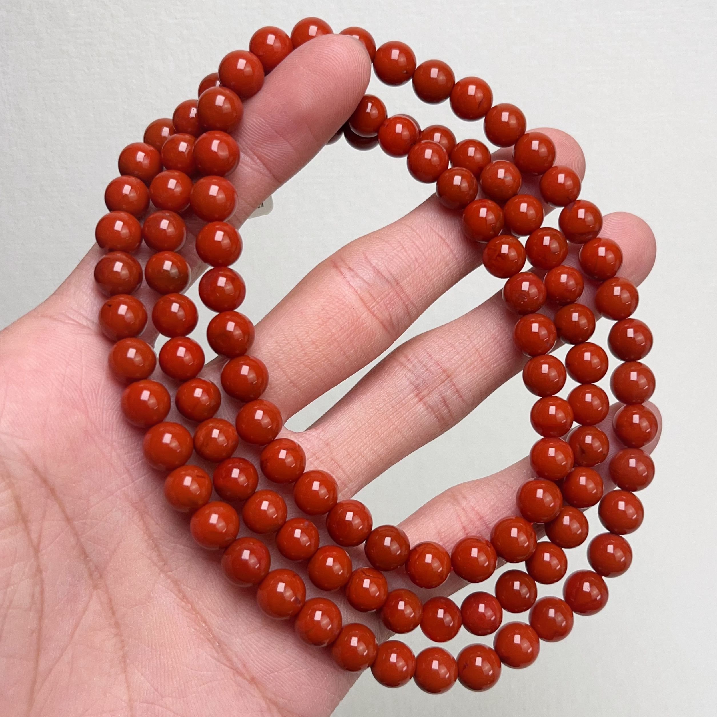 908F72凉山瓦西料南红柿子锦多圈手串