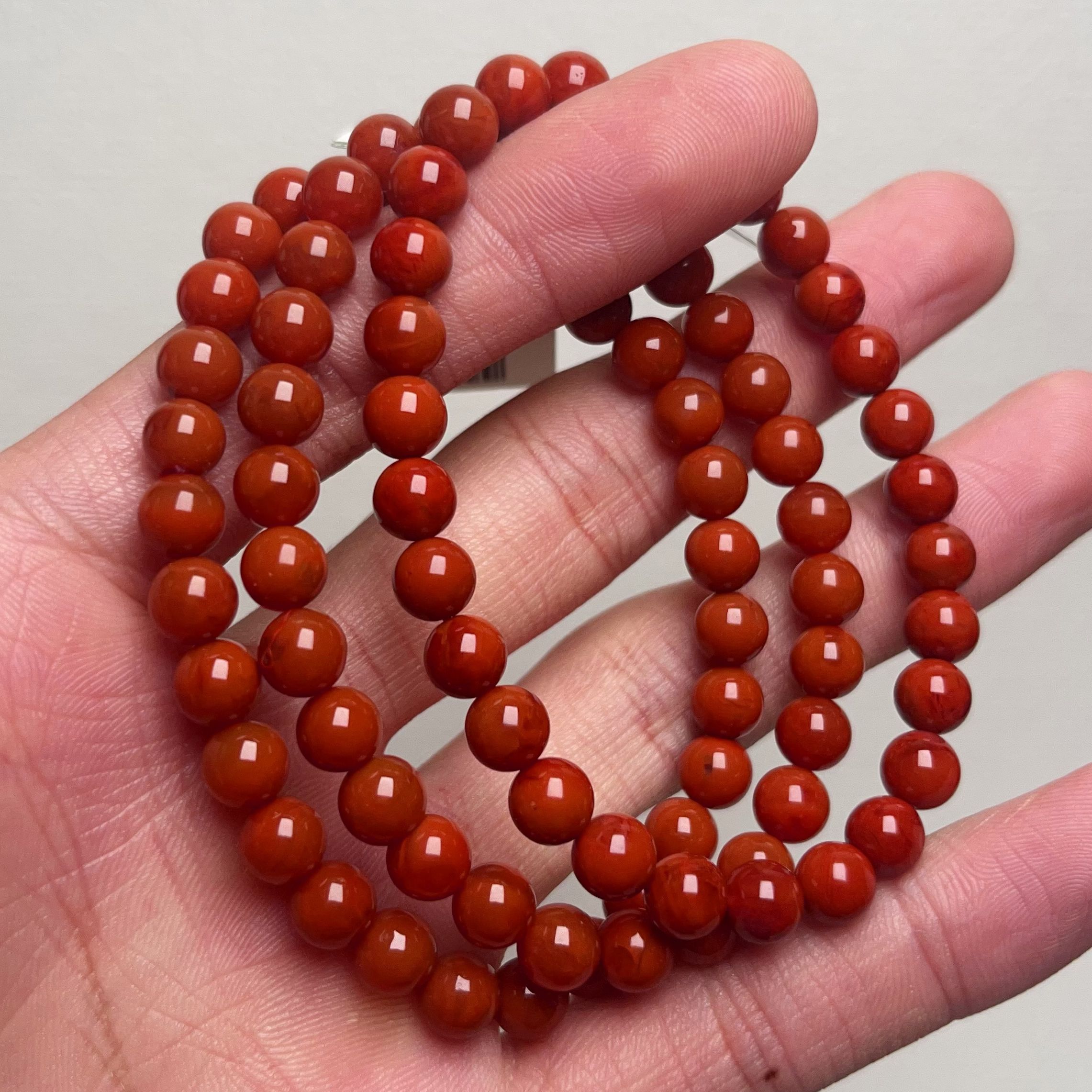 209C54凉山瓦西料南红柿子锦红单圈手串