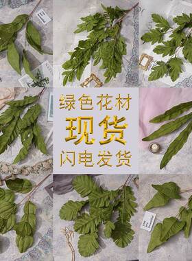 天津市武清区莫奈花语工艺品厂新款绿色叶子森系主题婚庆婚礼堂软