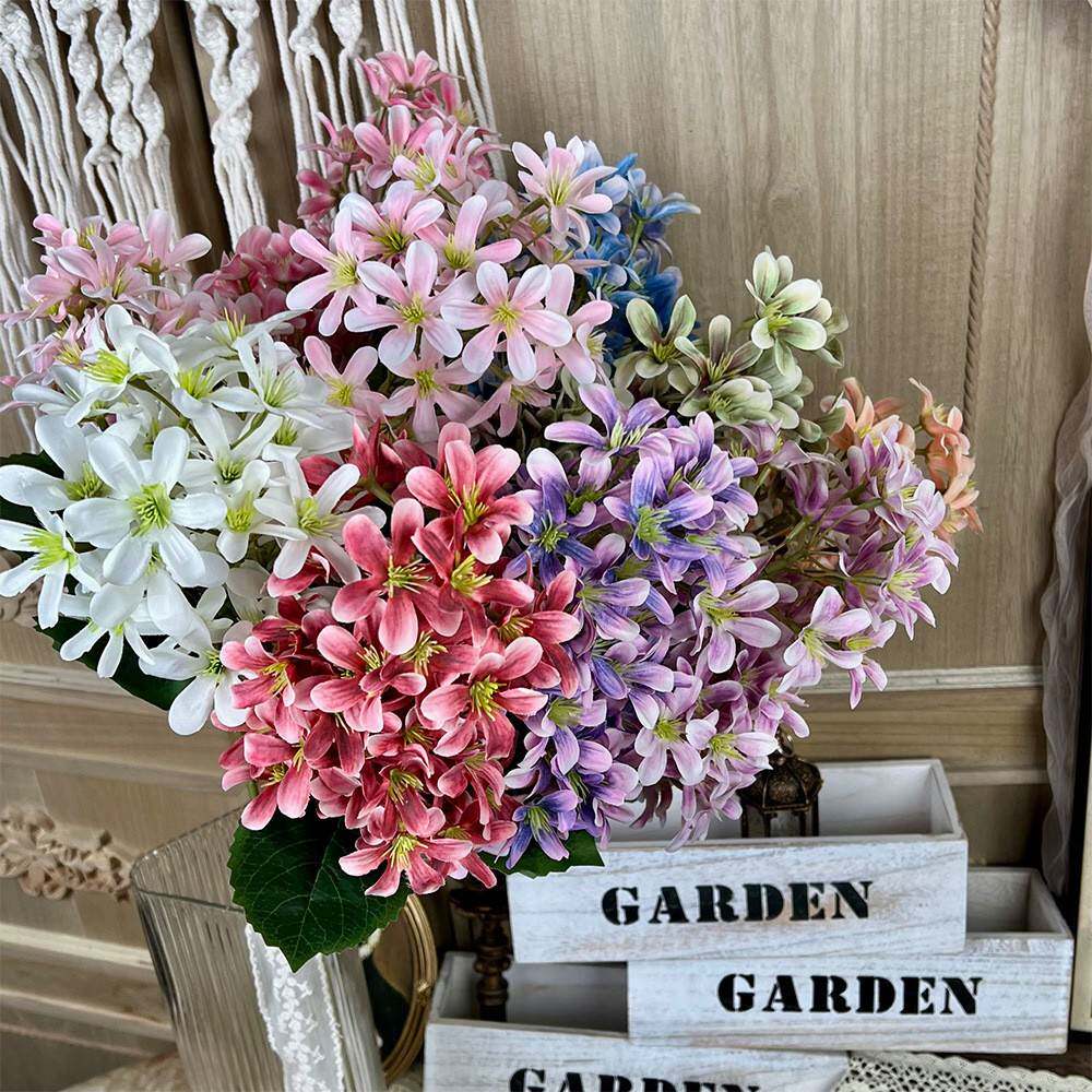 天津市武清区莫奈花语工艺品厂仿真丁香假花人造花成品婚庆用花地