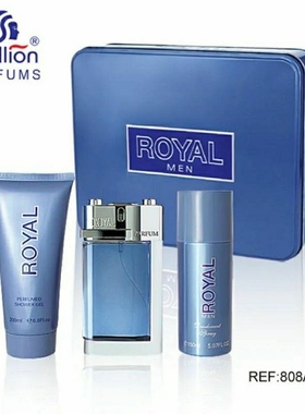 新疆包邮/雪尔妮兰sellion香水Royal礼盒三件套盒皇家贵族男女