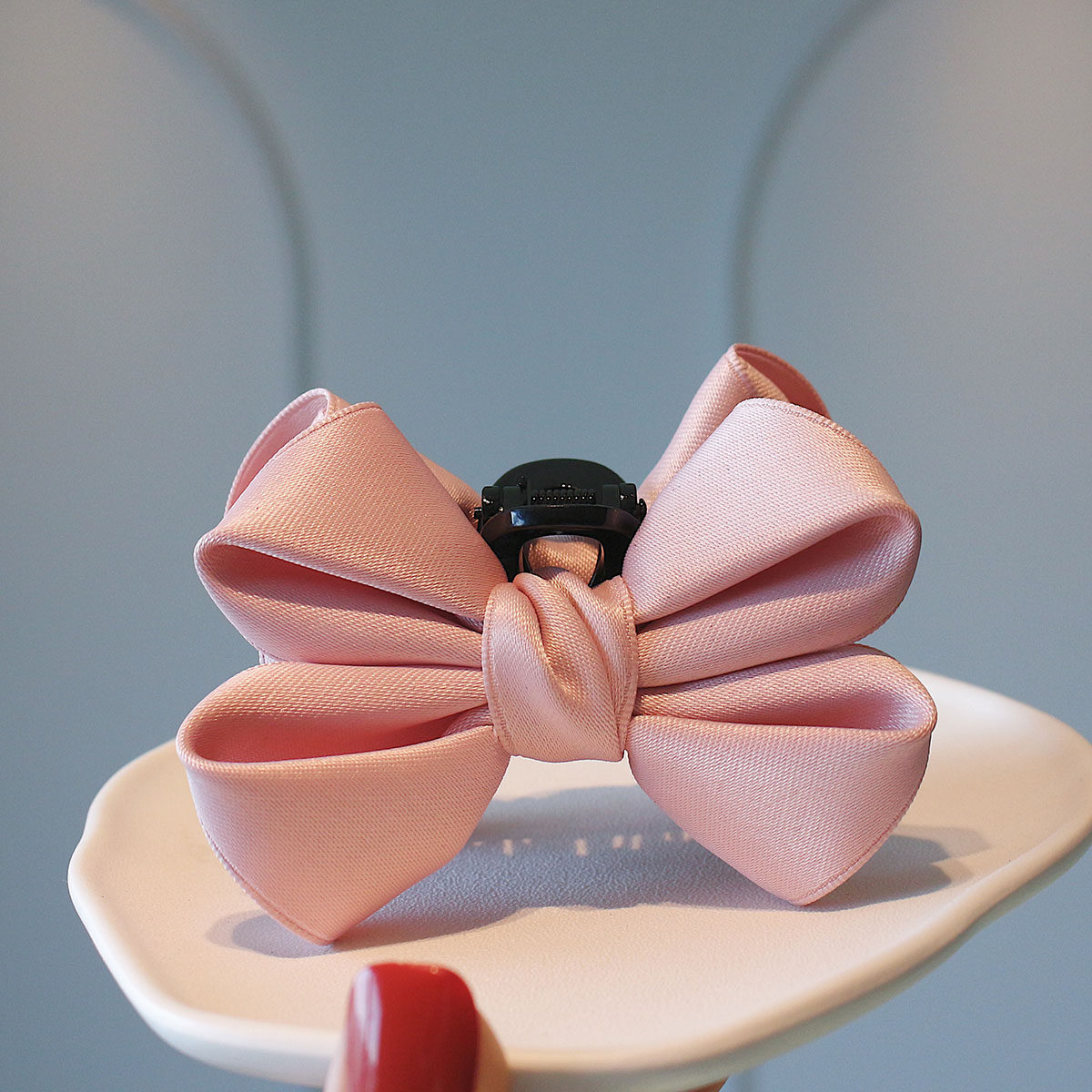 在逃公主气质双面蝴蝶结发夹