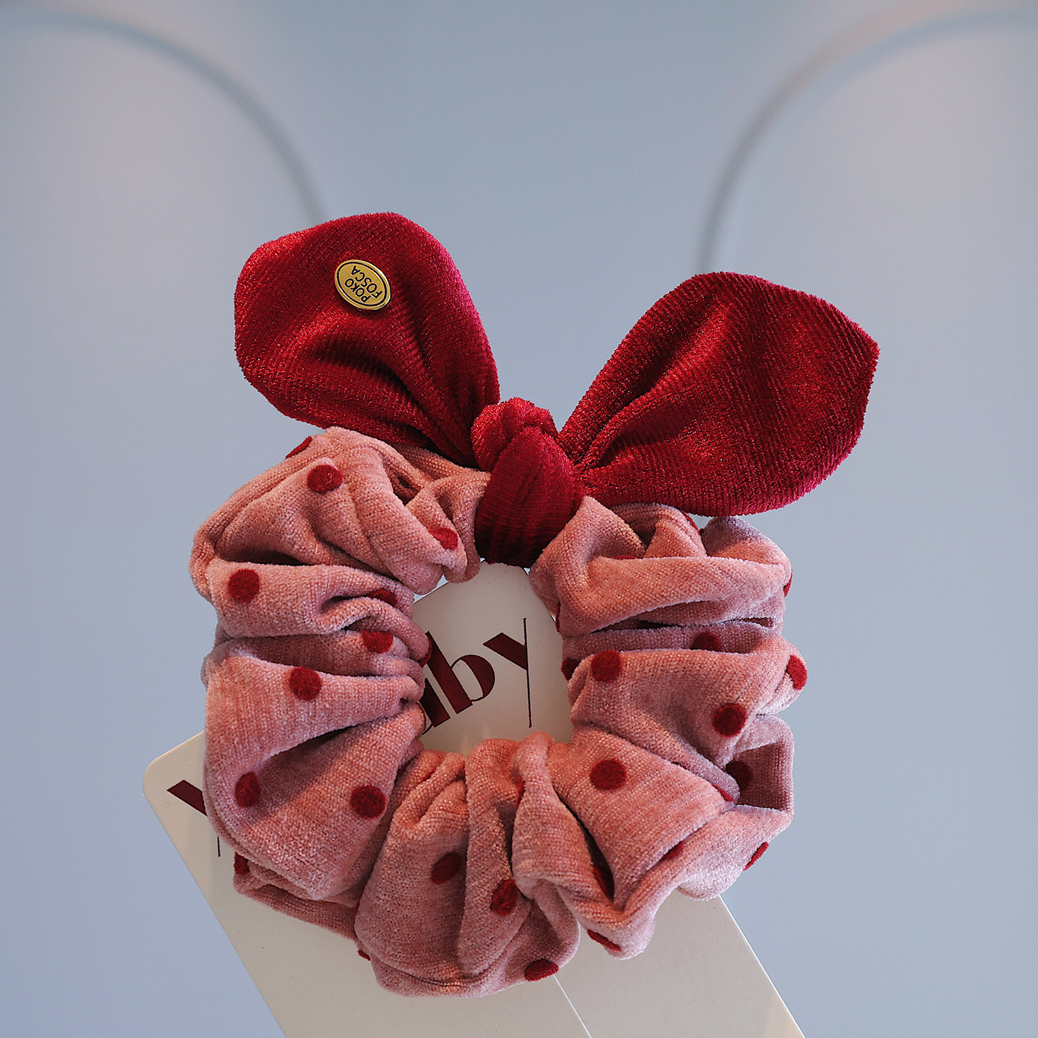 秋冬显白丝绒波点大肠发圈女孩可爱立体兔耳朵气质扎发丸子头皮筋,童装/婴儿装/亲子装,发饰,淘宝优惠券,粉丝福利购,淘宝优惠卷