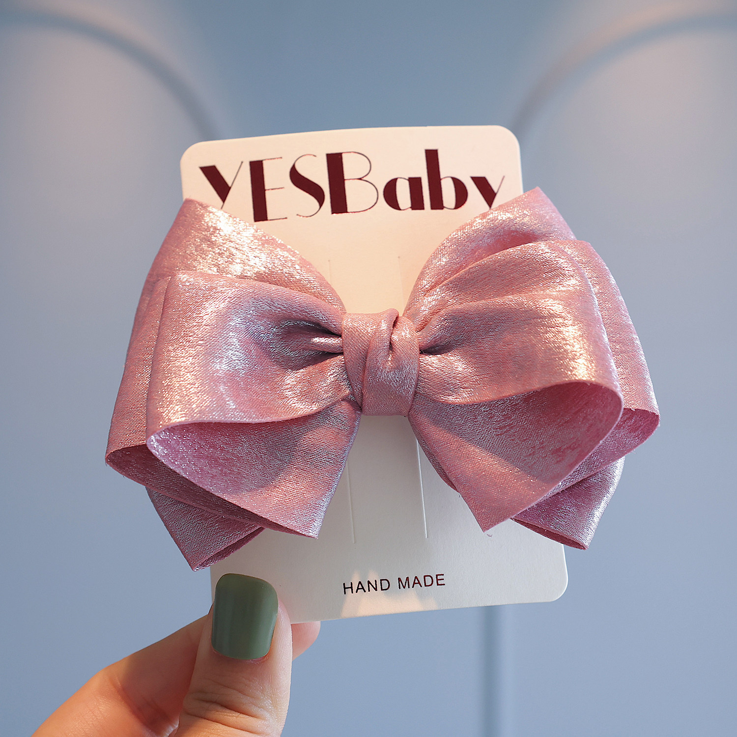 纯色高级感亮丝蝴蝶结发夹女孩精致公主顶夹头饰儿童百搭马尾发卡,童装/婴儿装/亲子装,发饰,淘宝优惠券,粉丝福利购,淘宝优惠卷