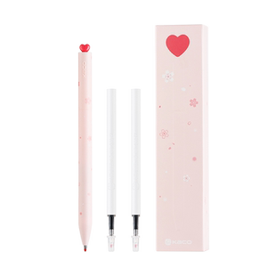 KACO初心中性笔FIRST低重心旋转爱心笔星汉灿烂樱花初星0.5mm速干黑笔刷题考试创意签字笔少女心高颜值礼品笔