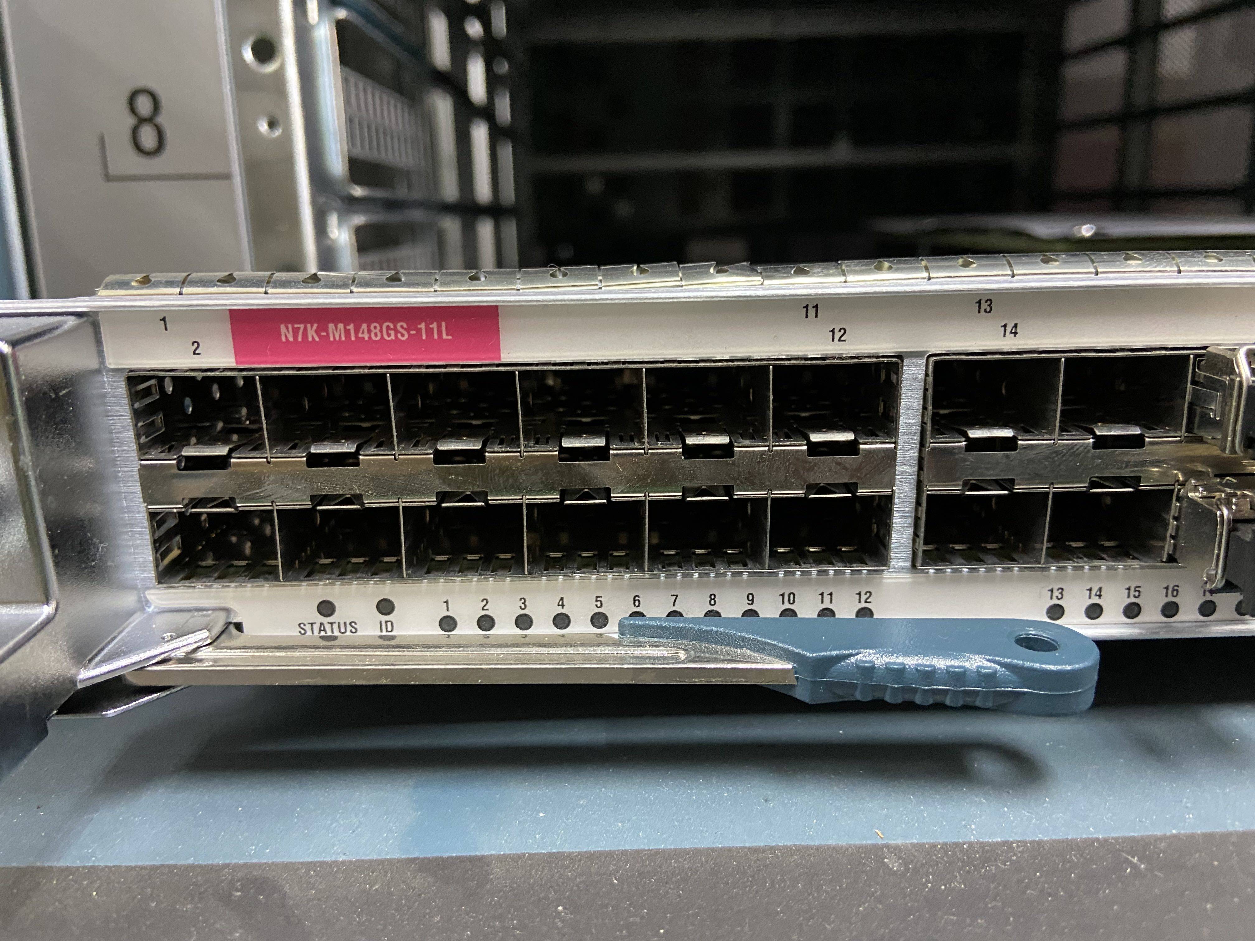 思科n7k-m148gs/gt-11l 48口千兆光口拆机成色新测试好