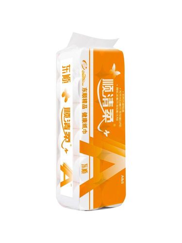 顺清柔卫生纸3kg1提装厕纸家用
