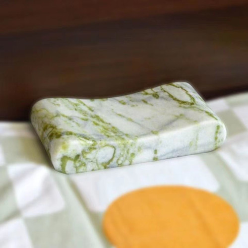 天然玉石枕头蓝田玉成人助眠保健颈椎四季可用冰凉舒爽玉石枕头