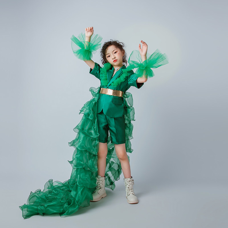 政宇轩模特礼服女童时尚潮流