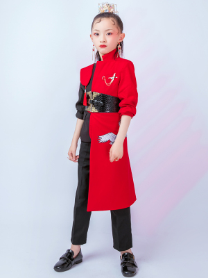 模特走秀西装春晚演出服高端国潮