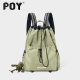 POY® 登山背包女旅游轻便休闲书包男大学生束口抽绳大容量双肩包