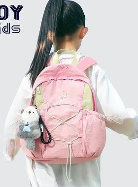 POY®新款  儿童书包女小学生一到三年级上学背包户外轻便双肩包