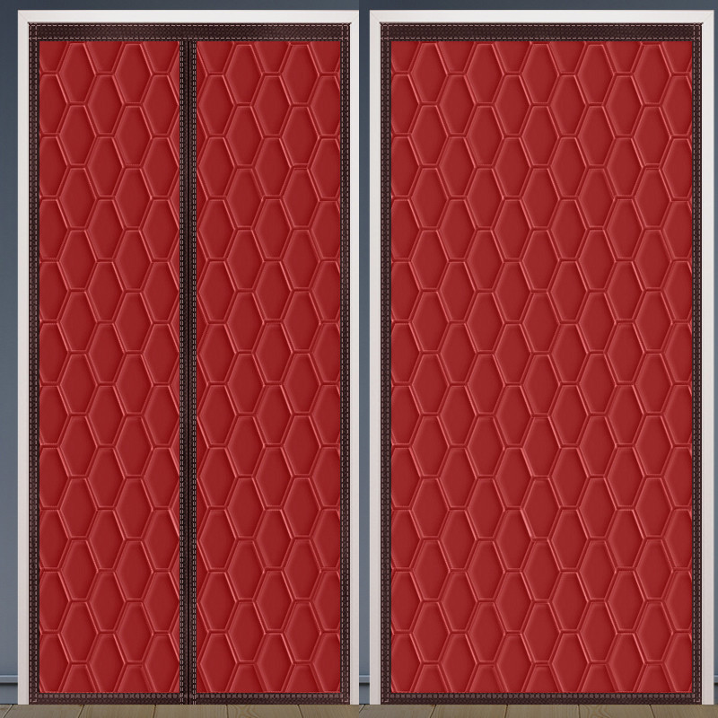 冬季棉门帘加厚家用挡风防寒空调磁吸卧室密封隔音保温保暖隔断帘,居家日用,纱窗/纱门,淘宝优惠券,粉丝福利购,淘宝优惠卷