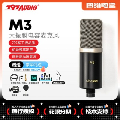 M3专业大振膜电容麦克风