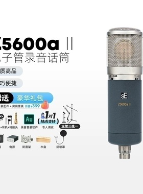 sE/美国 ELECTRONICS Z5600A II电子管录音直播K歌有声书话筒麦克